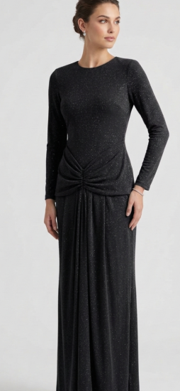 שמלה ערב קשירה באמצע