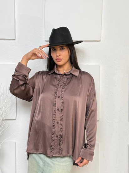 חולצה סאטן מלמלה