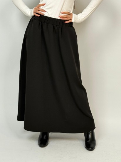 חצאית קומו כיס בצד קלוש