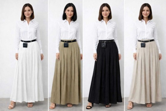 חצאית זרה פנסים