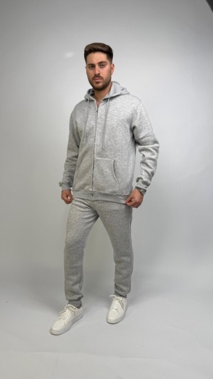 חליפה רוכסן ספורט חלק