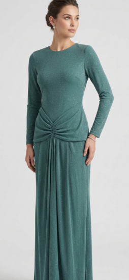 שמלה ערב קשירה באמצע