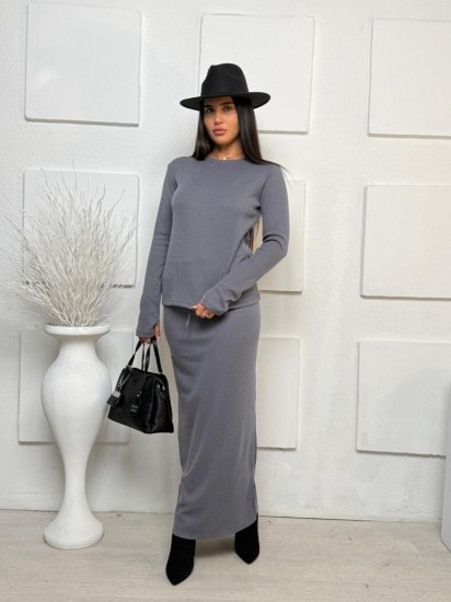 חליפה בד וופלה כפפה ארוך