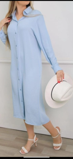 שמלה כפתורים מידי