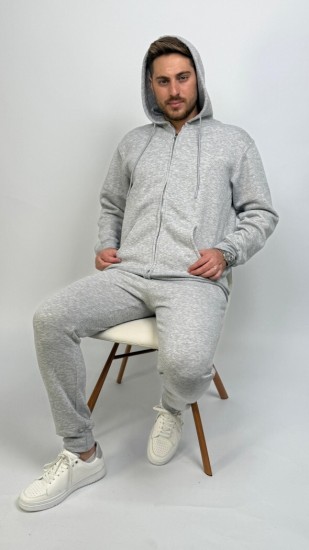 חליפה רוכסן ספורט חלק