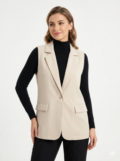 וסט ארוך קלפה