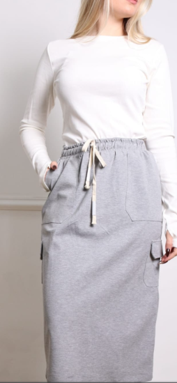 חצאית דגמ״ח גרסי ניילון