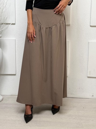 חצאית בד קומות משולש