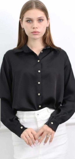 חולצה סאטן דיור כפתורים