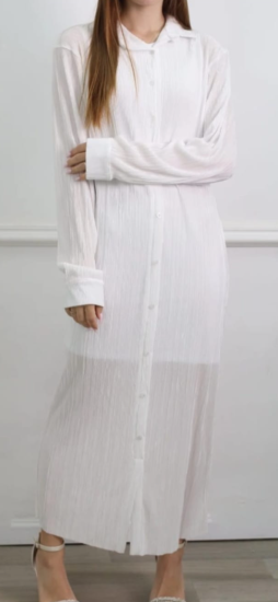 שמלה פליסה כפטורים