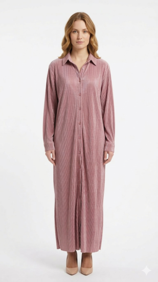 שמלה פליסה כפטורים